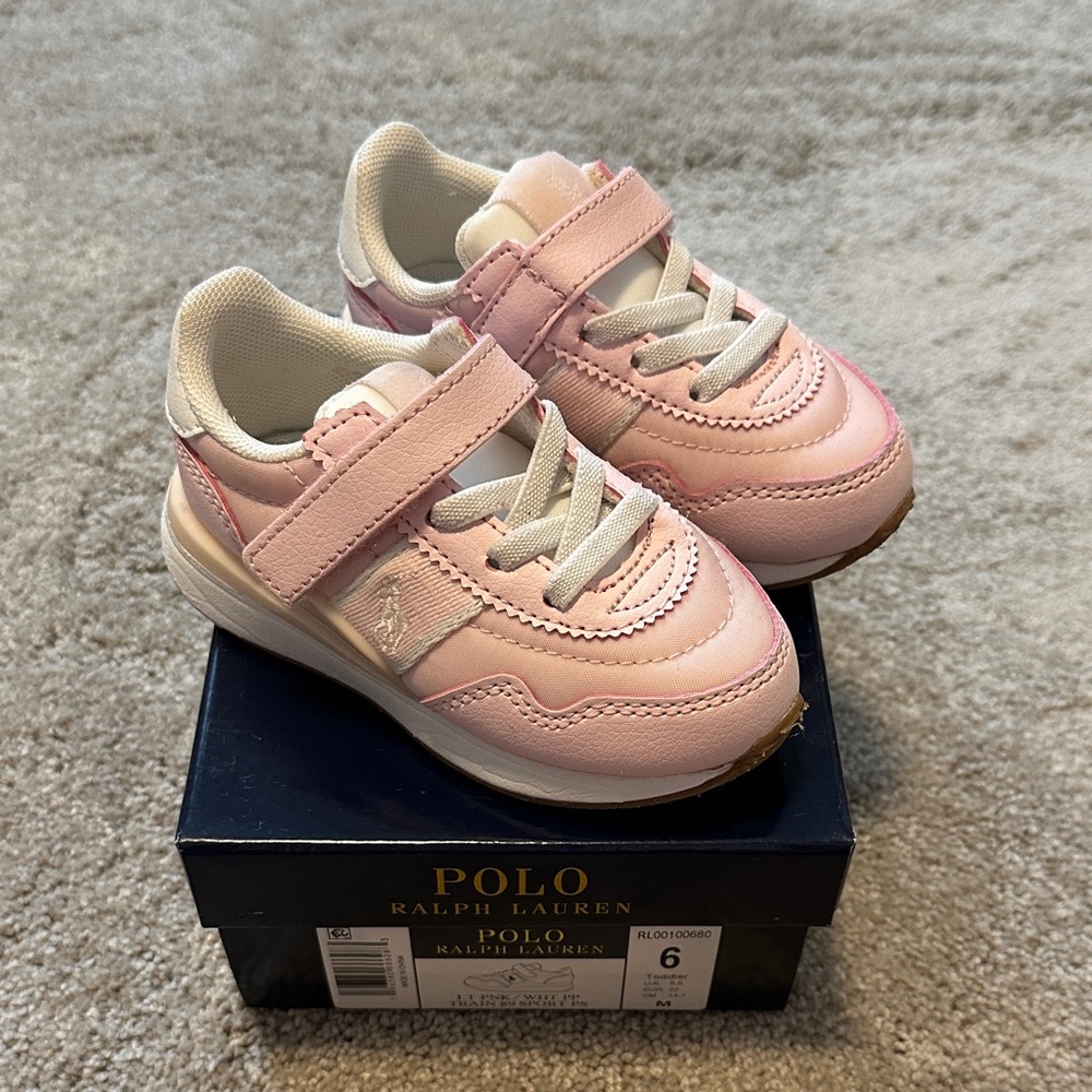 Ralph Lauren Kids' Light Pink Sneakers